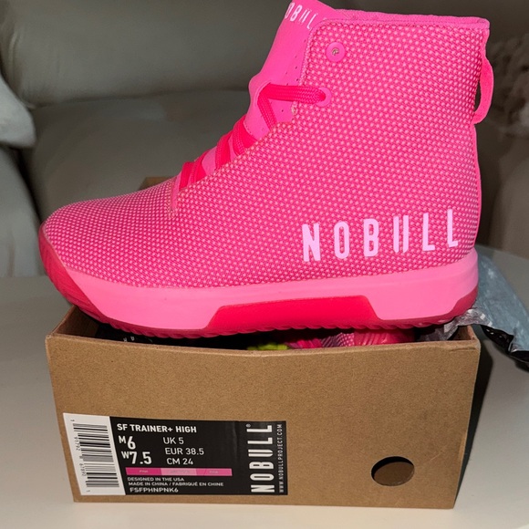 NOBULL Bright Pink High-Tops - Picture 2 of 3